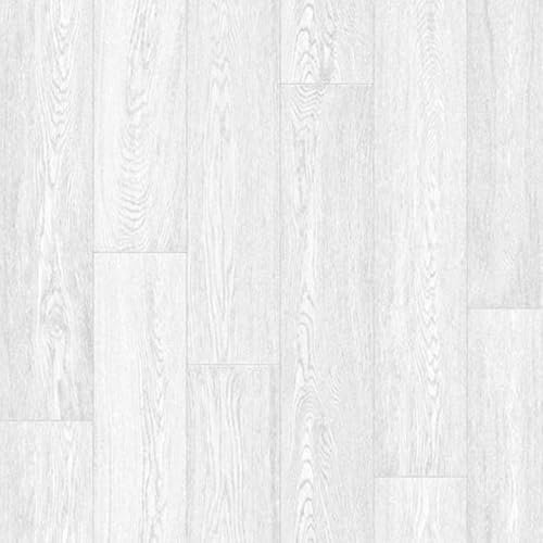White Modern Wood Effect Anti-Slip Vinyl Flooring for Home, Shops, Offices, & Hospitals, 2.0mm Thick Cushion Backed Vinyl Sheet, 5 Years Warranty-1m(3'3) X 2m(6'6)-2m²