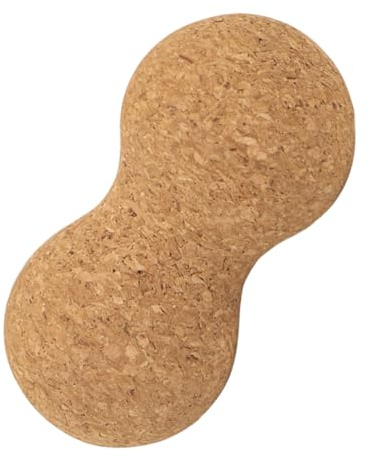Korkmassageball aus Kork, Kompakte Form, für Rückenmassage | Fest, Formstabil, zur Muskelentspannung, für Übungen und Massage, für Verschiedene Personen