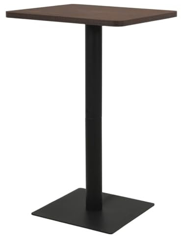 Xichuzi Bistrotisch Dunkle Esche 78,5x78,5x107 cm, Stehtisch, Balkontisch, Partytisch, Biertisch, Beistelltisch, Bierkasten Tisch - 321929