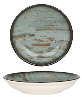 Bonna Platos hondos - Madera - Porcelana - 20 cm (500cc) - juego de 6