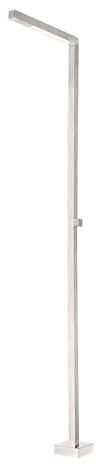 Mice - Ducha Exterior para Piscina/Jardin/Area de SPA/Griferia Exterior de aceri Inoxidable S316 / Columna de Ducha de Exterior/Acero Cepillado