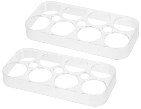 POPETPOP 2pièces Porte-œufs Réfrigérateur Boîte De Rangement Œufs Casier Sécurisé Anti-casse Pour Cuisine Et Extérieur