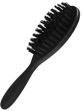 FONDOTIN Herren Bartbürste mit Ergonomischem Griff Feine Zähne für Sanftes Entwirren Leichte Reisebürste für Haar Bartpflege Schonend gegen Haare für Styling und Reinigung