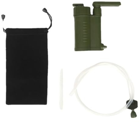ISTOVO Pompe à Filtre à Eau Portable en Extérieur Filtre à Eau Élevée, Léger, Idéal pour la Survie en Crise de Randonnée Prévention du Filtre à Eau Extérieure