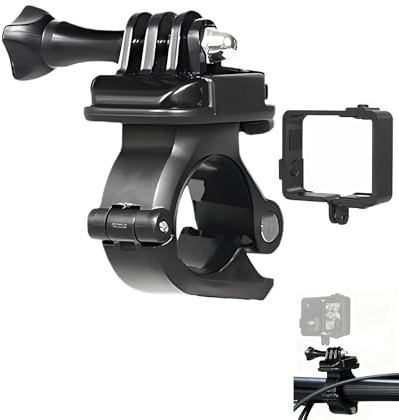 Lokyoyo Cykelhållare kompatibel med DJI Osmo Nano/Action 6-kamera, med magnetisk adapter – inga extra tillbehör behövs (för Nano/Action6)