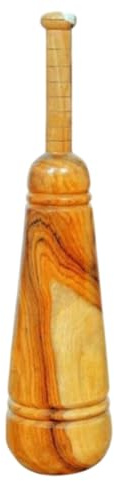 Wooden Mugdar/Meel/Clubbell 5KG Traditional Indian Karla Kattai for Strength Handcrafted Sheesham Wood Fitness Equipment.