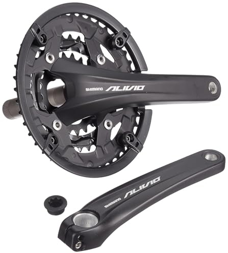 SHIMANO Kurbelgarnitur 9-Fach schwarz FC-T4060 42/32/22T 175mm