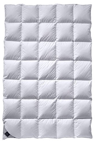 billerbeck Daunendecke | Catalina | 155 x 220 cm | 100% Daunen | Optimale Wärme- und Feuchtigkeitsregulierung | Hausstauballergiker geeignet