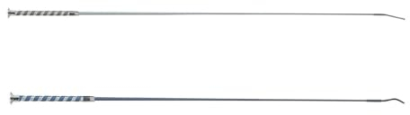 NETPROSHOP Dressurgerte Edmonton 100 oder 120 cm Farbe wählen, Groesse:100 cm, Farbe:Silbergrau