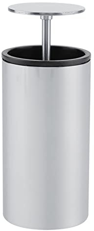 lyrlody Zahnstocherspender aus Edelstahl, Aufbewahrungsbox für Wattestäbchen, Automatisches Pressdesign, Geeignet für Zuhause, Restaurant, Bar, 10 * 5cm