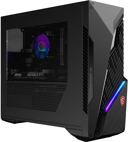 MSI MAG Infinite S3 14NUC5-1877FR PC Gaming - Processore Intel Core i5-14400F, RTX 4060, 16GB DDR5, 1TB SSD NVMe PCIe 3.0 - Alimentazione 80 Plus Bronzo, Wi-FI 6E - Windows 11 Famiglia