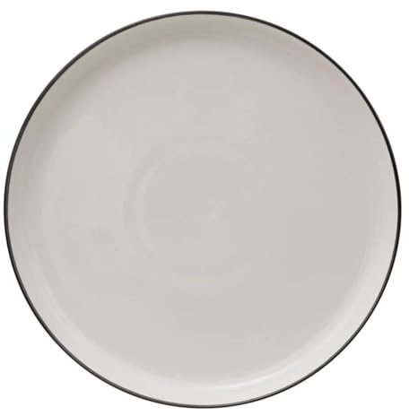 Secret de Gourmet - Lot de 6 Assiettes Plates Alix 27cm Blanc