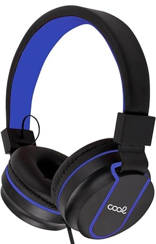 Cool Auriculares Cascos Jack 3,5 mm Toronto con Micro Negro-Azul