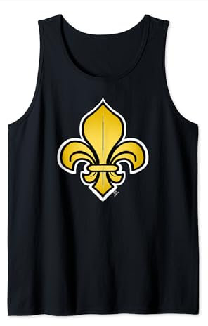 Lilie französisch - Vintage Lillie im Heraldik retro look Tank Top