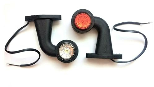 MelTruck® 2x LED Umrissleuchte Begrenzungsleuchte Seitenleuchte LKW PKW Anhänger Arm E9