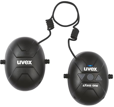 uvex aXess one Helmkapsel Basiseinheit – Aktiver Bluetooth Gehörschutz mit RAL-Funktion, Kommunikation & Audio-Streaming, Helm-Montage, SNR 31 dB, IP54, Verstärkung von Umgebungsgeräuschen
