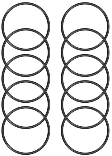ROWORKX 10Pcs Nitrile Rubber O-Rings - 67mm OD x 60mm ID x 3.5mm Width Sealing Gaskets for Hose, Faucet, Plumbing, Automotive and General Repair Applications | Sealing Gasket NBR Material, Oil and Wear Resistant, For Hose, Faucet, Plumbing, Automotive and General Repair, Black