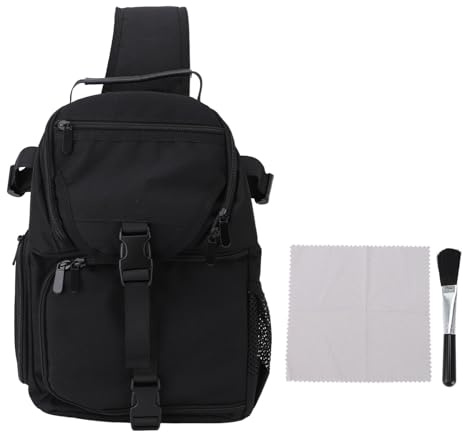 Arithmetix Bolsa para cámara Mochila Estuche para fotografía Profesional EVA A Prueba de Viento Multifuncional Equipo de Almacenamiento de Viaje Grande Equipo de protección Compañero de (Negra)