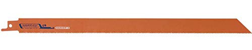 Bahco 3840-150-14-ST-5P 14 TPI Sand Flex ST Bi-Metal Reciprocating Blade, 0 V, Orange, 150 mm, Set of 5 Piece
