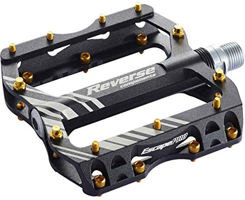 Reverse Escape Pro Flat Fahrrad Pedal schwarz/Gold