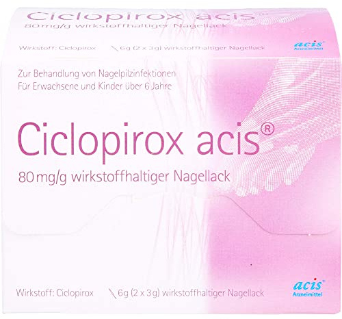 CICLOPIROX acis 80 mg/g wirkstoffhalt.Nagellack 6 g