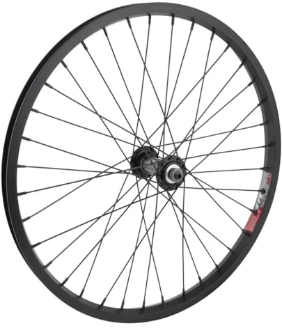 Wheel Master Front Wheel - 20 x 1.75, 36H, Quick Release, Black Rim, 14 Gauge Spokes