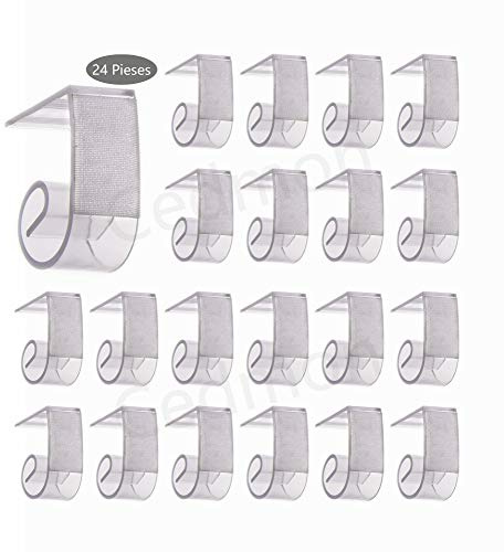 Mateda Table Skirting Clips Tablecloth Clips for Table 1 1/2-2 1/8, Set of 24