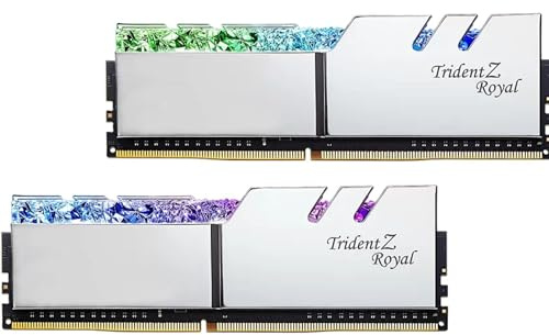 G.Skill Trident Z Royal 16GB DDR4 3600MHz Memory Module (16GB, 2x8GB, DDR4, 3600MHz),Black