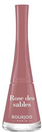 Bourjois Smalto Unghie 1 Seconde, ad Asciugatura Rapida, Effetto Manicure Professionale a Lunga Durata, 9 ml, 38 Rose Des Sables