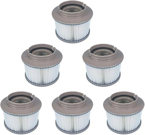 YanBan - Paquete de 6 filtros para MSPA de Repuesto para FD2089, Bomba de Cartucho de Filtro Que se Adapta a Todos los jacuzzis para MSPA Actuales