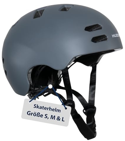 Hudora Allround Graphit Helm, Graphit, S