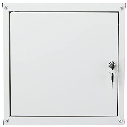 PROREGAL Schließfachwürfel Cubic HxBxT 35x35x35cm Grau Schließfachschrank Metallspind Wertfachschrank Umkleideschrank