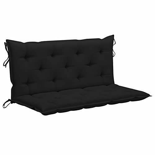 Keketa Dyna för hollywoodgunga trädgårdsgunga bänkkudde | sittdyna ryggkudde | dyna med ryggdel för bänk, trädgårdsgungkudde antracit 150 cm tyg