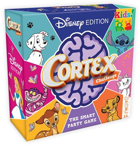 Asmodee Kids Cortex Kids Disney Edition, ¡Desfia a tu Cerebro!