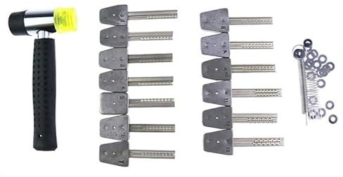 Set di grimaldelli HUK per serrature comuni, strumento di apertura rapida per serrature comuni, martello a percussione, strumenti professionali per fabbro