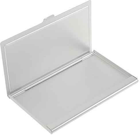 Gogogmee 5stücke Aluminium Visitenkartenbox Für Sublimation Leere Bedruckbare Namenskarte Für Kreative Designs Robustes Aluminium Für Geschäftsanlässe Und