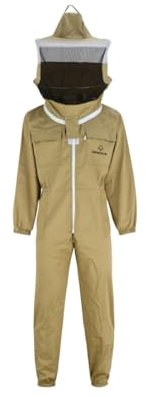 Imkeranzug Classic für Erwachsene in braun S M L XL XXL XXXL aus Baumwolle für Herren Damen Imker, S