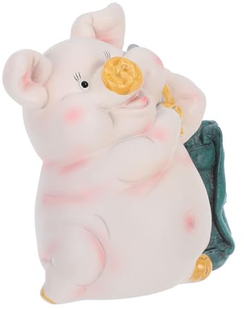 YARNOW Salvadanaio Forma Di Animale in Resina Salvadanaio Per Ragazzo Funzionale e Decorativo Per Risparmiare Monete e Addolcire Ambienti