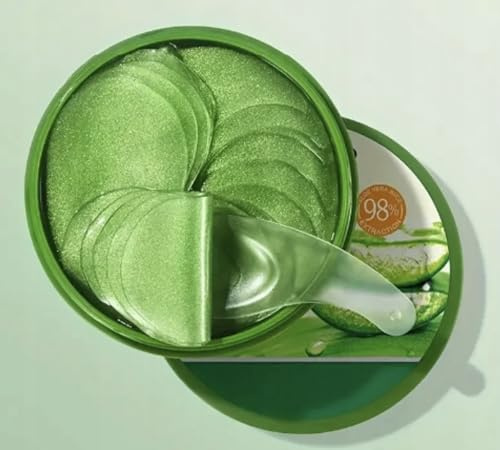 Betty's Nature Hydrogel Augenmaske Patches mit Aloe Vera, Beruhigend & Feuchtigkeitsspendend, 60 Stück, Vegan