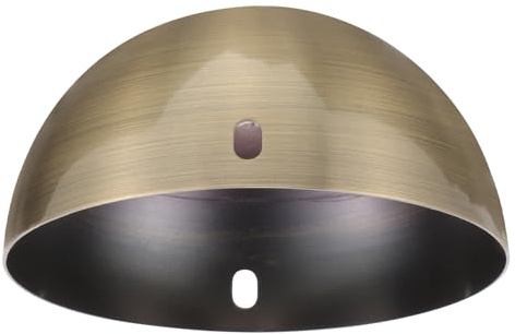 Vaguelly Rosace Fer Lampes Suspendre Suspendues Ronde en Kaki | Plaque de Plafond, Vis de Montage Incluses, Installation Simple, Usage Décoration Intérieure