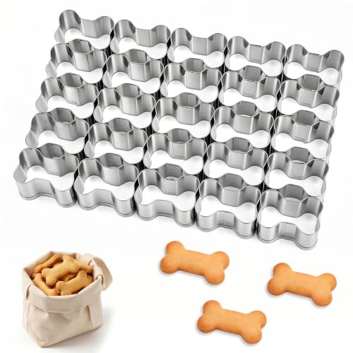 Kakformar ben hundben form kakmått rostfritt stål ben utstickare ben prägling kakmått mini kakform hundbenform kakskärare till jul halloween