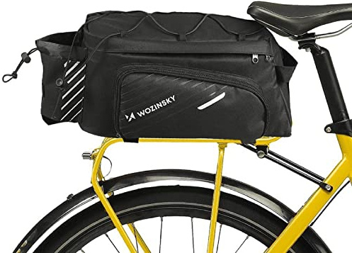 WOZINSKY Gepäckträgertasche Fahrradtasche für Gepäckträger Wasserdicht Reisetasche Tasche für Fahrrad, Mountainbike, ebike, MTB, Rennrad Bike Bag Fahrradträger Tasche 9 L