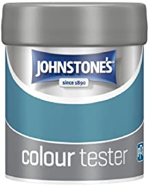 Johnstone's - Paint Tester Pots - Wall & Ceiling Paint - Teal Topaz - Emulsion Paint - Easy to Apply - Dry in 1-2 Hours - 75ml