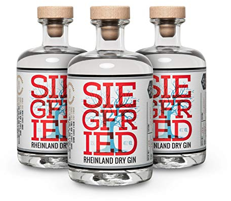 Siegfried Rheinland Dry Gin | Weltweit ausgezeichneter Premium Gin | Micro-batch Gin mit 18 Botanicals | Regionalität und Weltklasse | 41% 1500ML