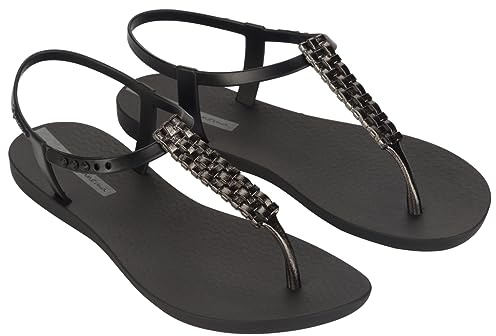 Ipanema Class Modern Craft Damen-Sandalen, Schwarz, 39 EU