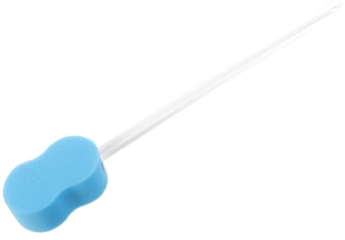 Mobestech Rückenbürste mit Langem Griff Badebürste Duschbürste Sanftes Peeling Bruchfest Bpa Frei für Rücken Nacken Körper Dusche