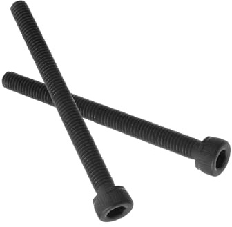 Jutagoss 5Pcs M4 x 100mm Hex Socket Head Cap Screws Bolts, 12.9 Grade Carbon Steel Hexagon Socket Head Screw, Allen Socket Hex Drive, Full Thread, Black Oxide Screws