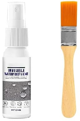 Mighty Sealant Spray,Waterproof Sealant,Permeable Invisible Waterproof Agent,Bathroom Tile Waterproof Coating,Transparent Waterproof Coating Agent Spray for Toilet Bathroom Tile Windows Roof 30ML