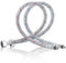 Tuyaux Flexibles Raccordement de Flexible Robinet 2 Pièces G3/8 x M10 Tressé Acier Inoxydable Flexible D'Alimentation en Eau 60cm Tuyaux pour Robinet, pour Cuisine Salle de Bain(Rouge et Bleu)