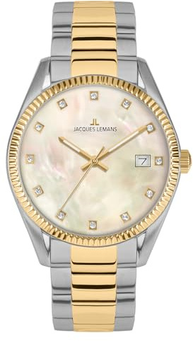 JACQUES LEMANS Damen-Uhren Analog Quarz
